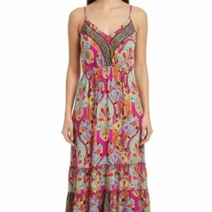 NWT Floral Tiered Maxi Dress Wedding Guest